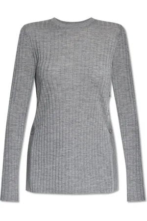 Lisa Yang Strik, Dame, Grå, XS, Cashmere, Sweater Eloisa