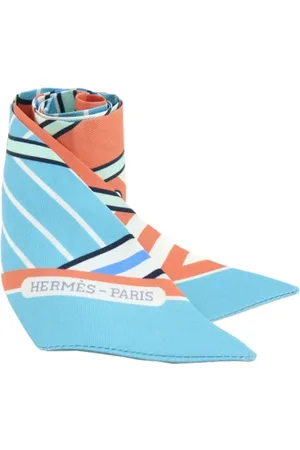 Hermès Pre-owned, Dame, Flerfarvet, ONE SIZE, Tyl, Pre-owned Silke trklaeder