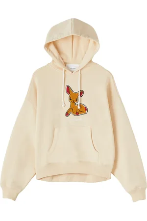 Axel Arigato Sweathshirts & Hoodies, Dame, Gul, M, Bomuld, Enebær Applikerede Hættetrøje