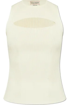 Alexander McQueen Top, Dame, , S, Polyester, Cropped top