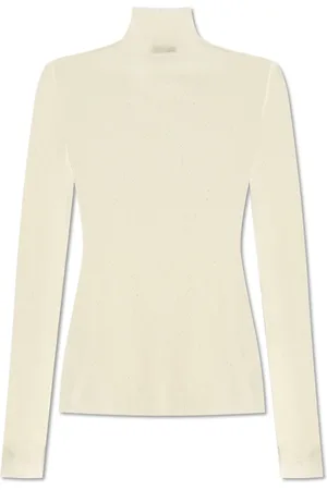 Fabiana Filippi Strik, Dame, , 2XS, Uld, Sweater med Indsatser