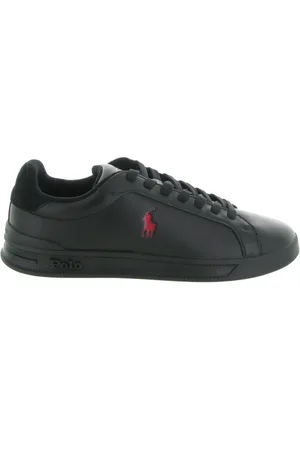 Ralph Lauren Sko, Herre, Sort, 41 EU, Klassiske Heritage Court Sko