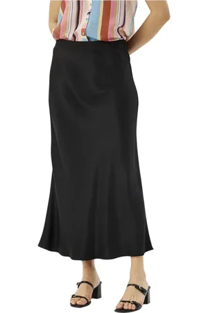 In Front Nederdel, Dame, Sort, S, Elegant Esmeralda Skirt Sort