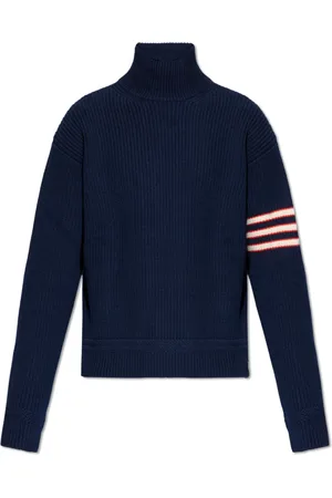 Bally Strik, Herre, Blå, XL, Uld, Uld turtleneck