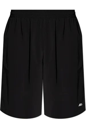 Balenciaga Shorts, Herre, Sort, M, Shorts med trykt logo