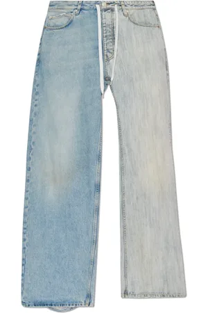 Balenciaga Jeans, Dame, Blå, S, Bomuld, Vintage effekt jeans