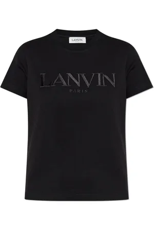 Lanvin Top, Dame, Sort, XS, Bomuld, Bomulds T-shirt