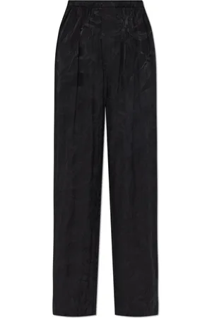 Balenciaga Bukser, Dame, Sort, 2XS, Løstsiddende bukser