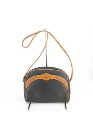 Dior Pre-owned, Dame, Brun, ONE SIZE, Uld, Pre-owned Stof dior-tasker