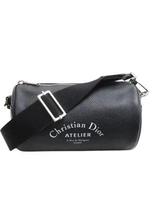 Dior Pre-owned, Dame, Sort, ONE SIZE, Uld, Pre-owned Stof dior-tasker