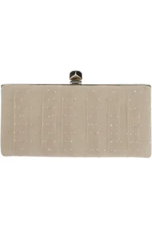 Jimmy Choo Pre-owned, Dame, , ONE SIZE, Uld, Pre-owned Stof skuldertasker