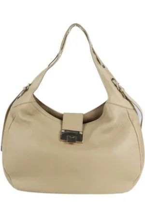 Jimmy Choo Pre-owned, Dame, , ONE SIZE, Uld, Pre-owned Stof skuldertasker