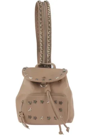 Jimmy Choo Pre-owned, Dame, Brun, ONE SIZE, Uld, Pre-owned Stof skuldertasker