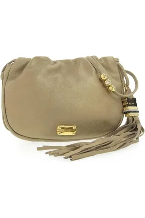 Jimmy Choo Pre-owned, Dame, , ONE SIZE, Uld, Pre-owned Stof skuldertasker