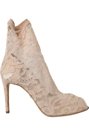 Dolce & Gabbana Sko, Dame, , 40 EU, Stretch Taormina Snørestøvler Sko