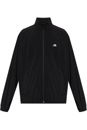 Balenciaga Jakke, Herre, Sort, M, Let jakke med trykt logo