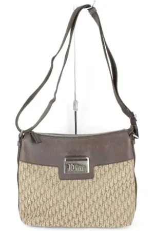 Dior Pre-owned, Dame, , ONE SIZE, Uld, Pre-owned Stof dior-tasker