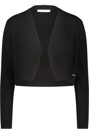 Betty & Co Strik, Dame, Sort, 3XL, Åben Front Cardigan