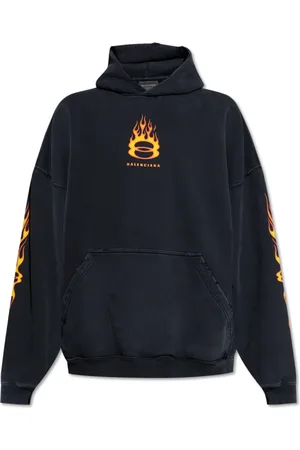 Balenciaga Sweathshirts & Hoodies, Herre, Sort, L, Bomuld, Bomuldshættetrøje