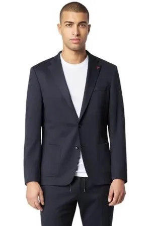 Roy Robson Jakke, Herre, Blå, L, Blå Rejsejakke Slim Fit