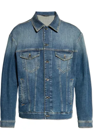 Dolce & Gabbana Jakke, Herre, Blå, S, Denim, Denim jakke