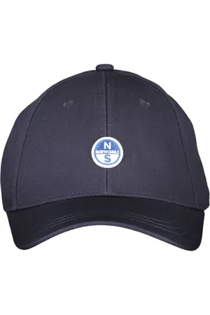 North Sails Tilbehør, unisex, Blå, ONE SIZE, Bomuld, Blå Bomuldshatte med Skygge