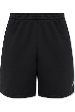 Balenciaga Shorts, Herre, Sort, M, Bomuld, Bomuldsshorts med trykt logo
