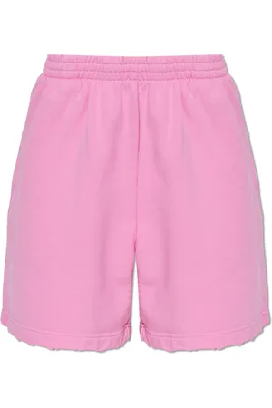 Balenciaga Shorts, Dame, Lyserød, S, Bomuld, Shorts med logo