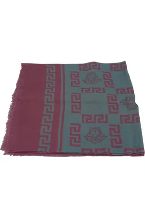 VERSACE Tilbehør, Dame, Flerfarvet, ONE SIZE, Cashmere, Luksus Medusa Cashmere Tørklæde