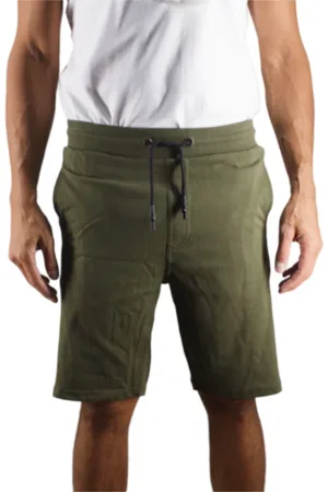Cerruti 1881 Shorts, Herre, Grøn, L, Bomuld, Grøn lateral logo bomuldsshorts