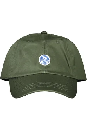 North Sails Tilbehør, unisex, Grøn, ONE SIZE, Bomuld, Grøn Bomuldskasket med Skygge og Logo