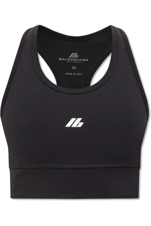 Balenciaga Sport, Dame, Sort, L, Uld, Ærmeløs Crop Top