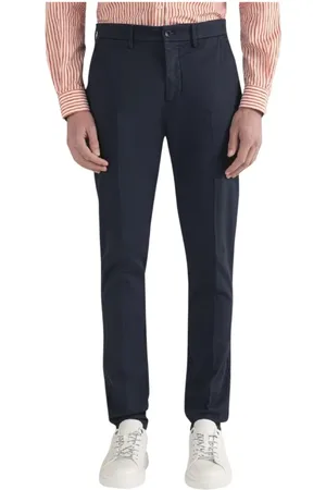 HARMONT&BLAINE Bukser, Herre, Blå, S, Bomuld, Blå Bukser Pantaloni