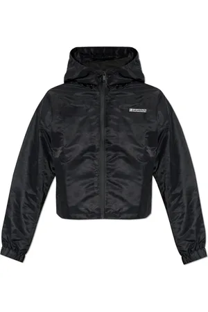Sporty & Rich Jakke, unisex, Sort, L, Jakke med Logo