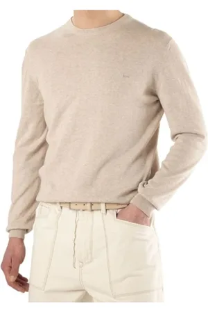 HARMONT&BLAINE Strik, Herre, , 2XL, Bomuld, Sweater med Ribbed Trims