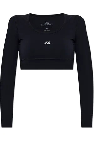 Balenciaga Sport, Dame, Sort, M, Sports top med logo