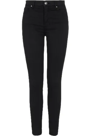 Armani Exchange Jeans, Dame, Sort, W25, Uld, Sorte Damer Bukser Stilfuld Pasform