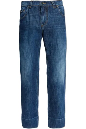 Dolce & Gabbana Jeans, Herre, Blå, 2XL, Bomuld, Klassisk type jeans