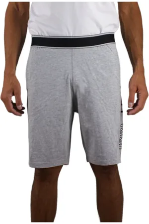 Cerruti 1881 Shorts, Herre, Grå, S, Bomuld, Buffa Logo Side Shorts - Grå
