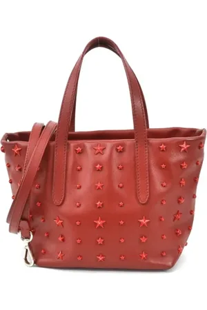 Jimmy Choo Pre-owned, Dame, Rød, ONE SIZE, Tyl, Pre-owned Stof hndtasker