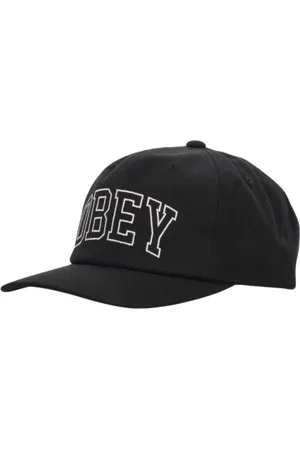 Obey Tilbehør, Herre, Sort, ONE SIZE, Klassisk Snapback Kasket Sort