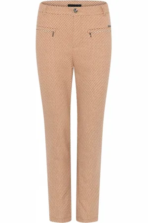 C.ro Bukser, Dame, , L, Bomuld, Jacquard Zip 7/8 Bukser Orange