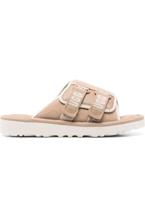 UGG Sko, Herre, , 43 EU, Polyester, Ruskindssandaler med Velcrolukning
