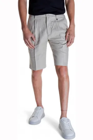 Antony Morato Shorts, Herre, , W30, Linen Blend Zip Shorts