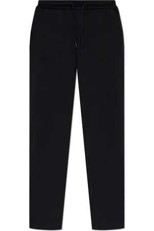 Emporio Armani Bukser, Dame, Sort, M, Bomuld, Sweatpants med logo