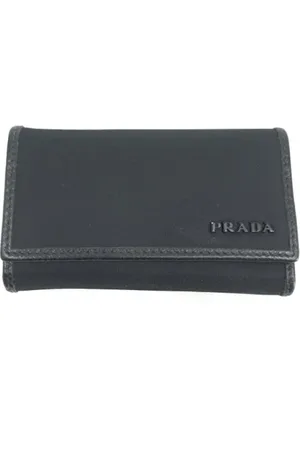Prada Pre-owned, Dame, Sort, ONE SIZE, Nylon, Pre-owned nylon ngleholdere