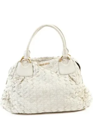 Miu Miu Pre-owned, Dame, , ONE SIZE, Tyl, Pre-owned Stof hndtasker