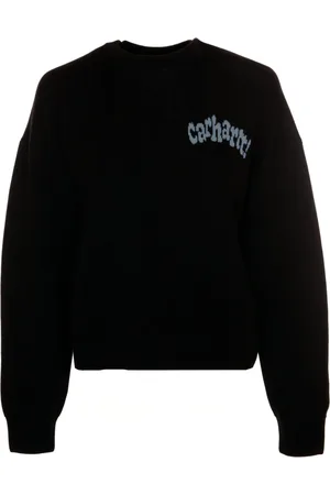 Carhartt Sweathshirts & Hoodies, Dame, Sort, XS, Bomuld, Amour Jacquard Sweater