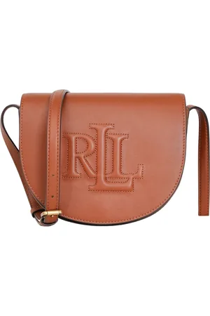 Ralph Lauren Taske, Dame, Brun, ONE SIZE, Uld, Medium Witley Læder Skuldertaske