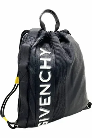 Givenchy Pre-owned, Dame, Sort, ONE SIZE, Nylon, Pre-owned Stof rygsaekke